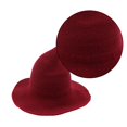 thumbnail image 3 of Sombrero de bruja para mujer compatible con Halloween, sombreros de lana, ala ancha, gorro de punto, para fiestas y uso diario, 3 of 5