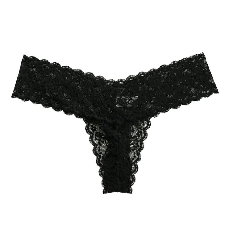 HUPOM Knix Underwear Panties Thong Leisure Tie Seamless Waistband