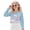 Axolotl Pink Blue, variant on Girls Pullover Tops Crop Top Long Sleeve Sweatshirt Fall Winter Sweater Outfits Loose Fit Casual Crewneck Shirt for Age 13-14, Highland Cow Flower Pink