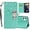 Green, variant on Case for Samsung Galaxy A06 4G with Card Slot Holder & Wrist Strap, Glitter Diamond Rhinestone Owl PU Leather Flip Folio Wallet Cover Case for Samsung Galaxy A06 MTY- MTY-Green