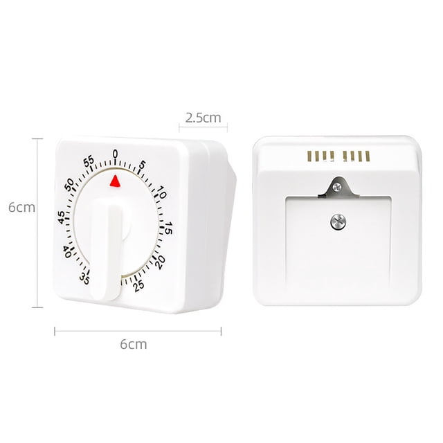 Ltdhehe Portable 60 Count Down Mechanical Timer Baking Kitchen Cooking Tool Food Preparation Kitchen Cooking Timer Mechanical Timer