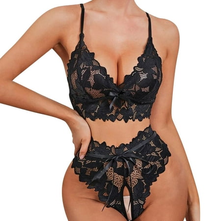 

Womens Lingerie Lace Chemise Ruffle Nightgown Sleepwear