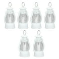 thumbnail image 3 of Vintag Lamp, 9x6cm Battery Powered Warm Light Electric Lantern 6pcs  For Room White, 3 of 8