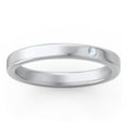 thumbnail image 3 of Bague Empilable en Pierre de Naissance avec Gravure - Aigue-Marine (Marche), 3 of 7