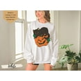thumbnail image 2 of Black Cat Halloween Sweatshirt, 2 of 6