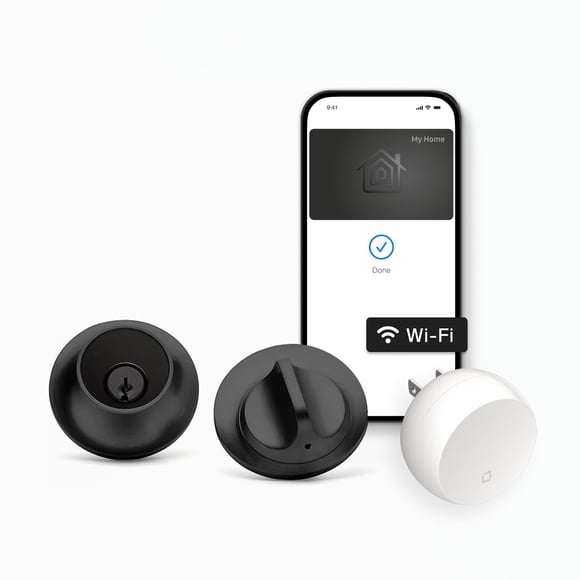 Cerradura inteligente Level Lock+ WiFi sin llave, negro mate