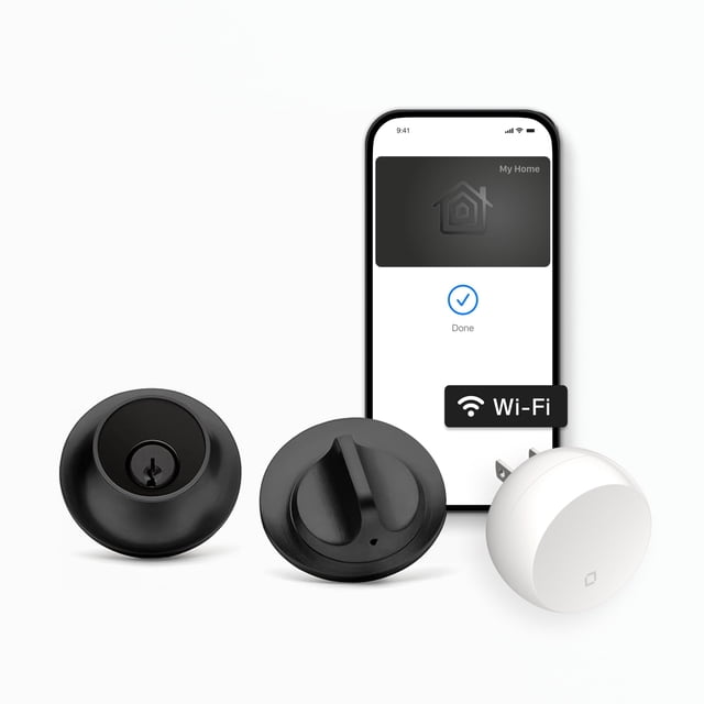 Cerradura inteligente Level Lock+ WiFi sin llave, negro mate