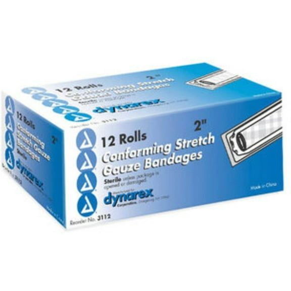 Dynarex Gauze Conform Non-Sterile 2x4.1YD 12 ea