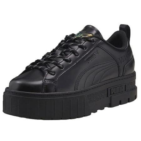 

PUMA Womens Mayze Flutur Dua Lipa Lace Up Sneakers Shoes Casual - Black PUMA BLACK