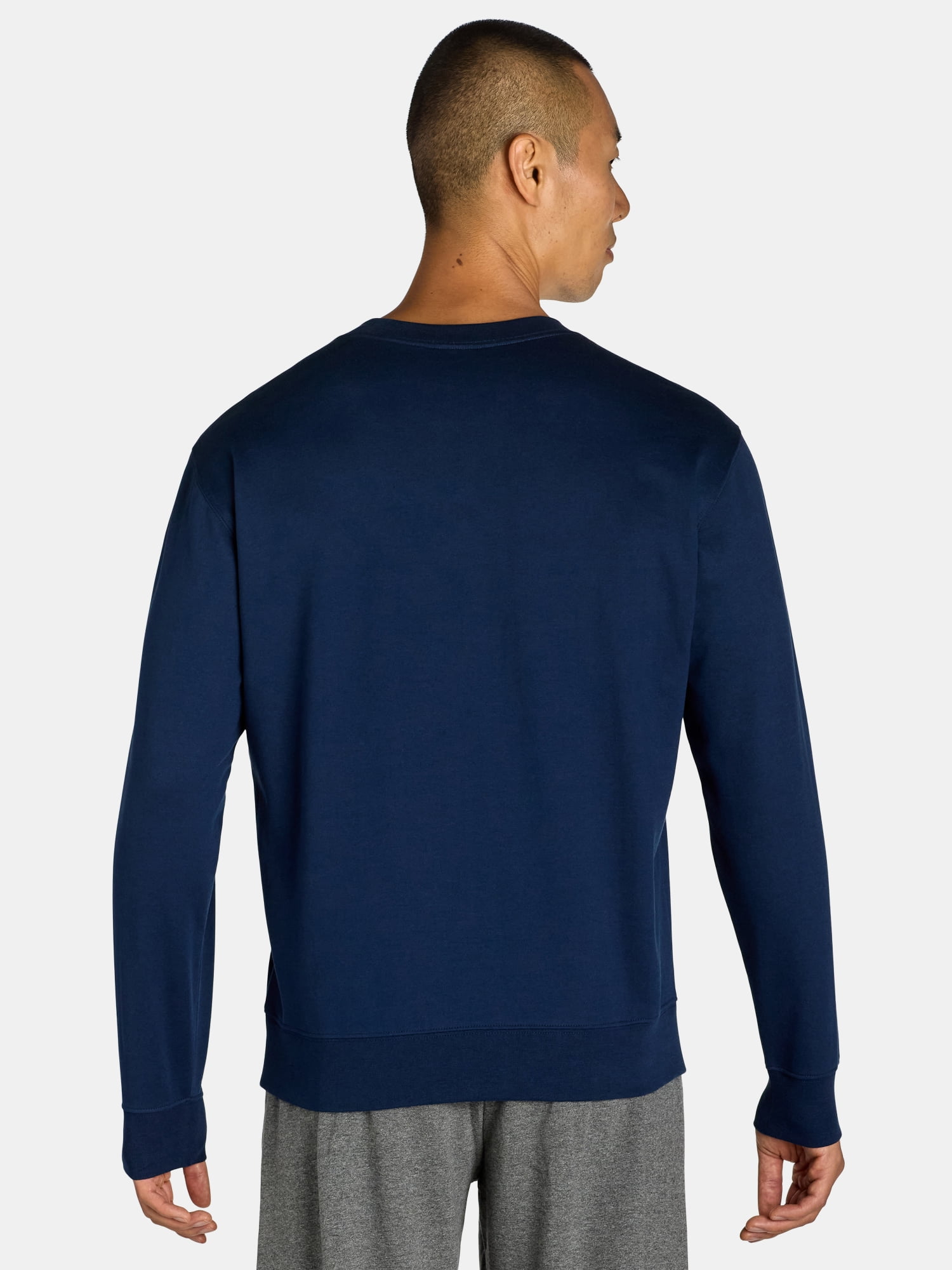 Athletic Works Men's & Big Men's Fleece Crewneck Sweatshirt, Sizes XS-3XL