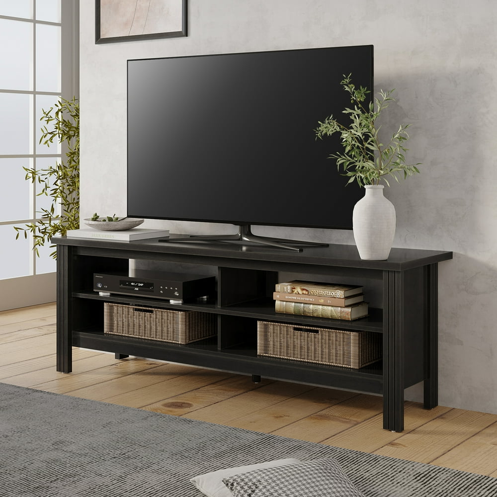 WAMPAT TV Stands for 65 inch TV Entertainment Center Wood Media Console Storage 60 inch