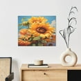 thumbnail image 6 of Logiee Sunflower Blue Sky Print Canvas Wall Art ,Art Poster,Canvas Decorative Picture,Decor Wall Pictures for Living Room Bedroom Bathroom,Ready to Hang, 6 of 6