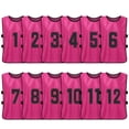 thumbnail image 1 of Chaleco 12PCS Kid's Football Pinnies Jerseys de fútbol de secado rápido Deportes juveniles Scrimmage Tomshoo Chaleco, 1 of 7