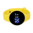 thumbnail image 2 of Reloj digital para niños Bling Bling Correa de Silicona Resistente al agua LED Amarillo, 2 of 14