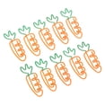 thumbnail image 1 of 100Pcs Cute Paper Clips Metal Paperclips Carrot Pattern For Files Letters Office Supplies School Gifts, 1 of 8