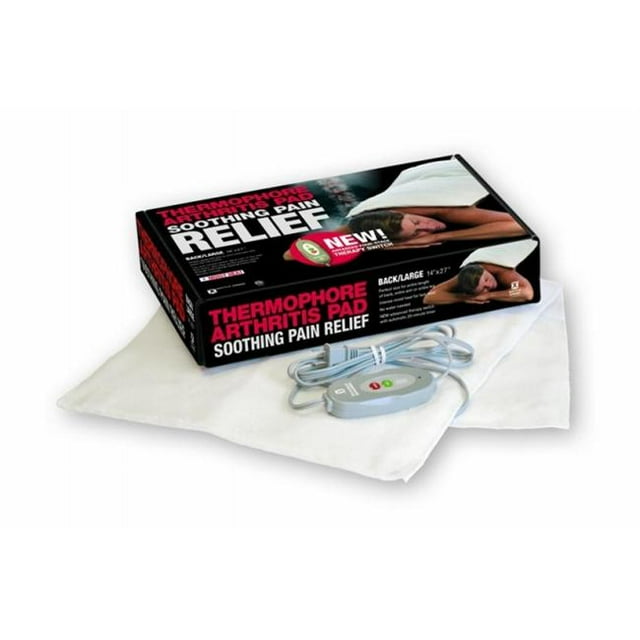 Thermophore MaxHeat Coussin Chauffant pour Arthrite Coussin Chauffant Humide Taille Grand 14 Pouces x 27 Pouces - Modèle 155