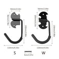 thumbnail image 3 of Bicycles Mounted Rack Stands Mountain Bike Rack Stands Hanger Hook Storage Bike Stands Wall Mount Bicycles Stand Holder, 3 of 8