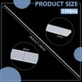 thumbnail image 2 of 120Pcs White Thermal Glue Strips 11.3x0.1inch Long Thermal Pictures Binding Glue Strips for Albums Crafts Textbook Books 1mm Thick White, 2 of 9