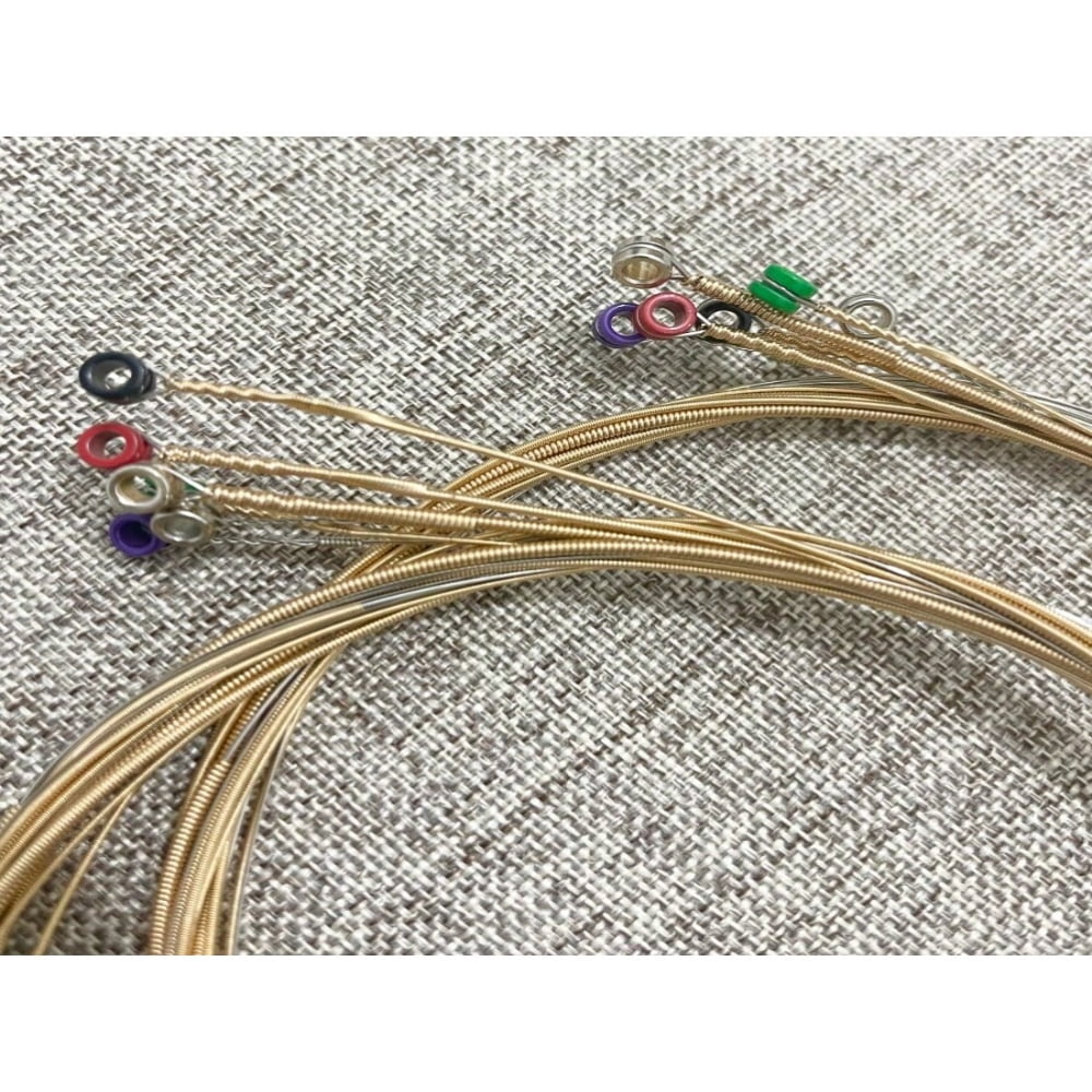 DEELLEEO 6 Pcs/ensemble Guitare Acoustique Bronze Phosphor