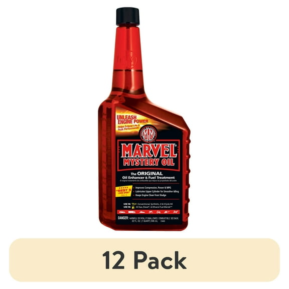 (12 pack) Marvel Mystery Oil - Oil Enhancer and Fuel Treatment, 32 oz.