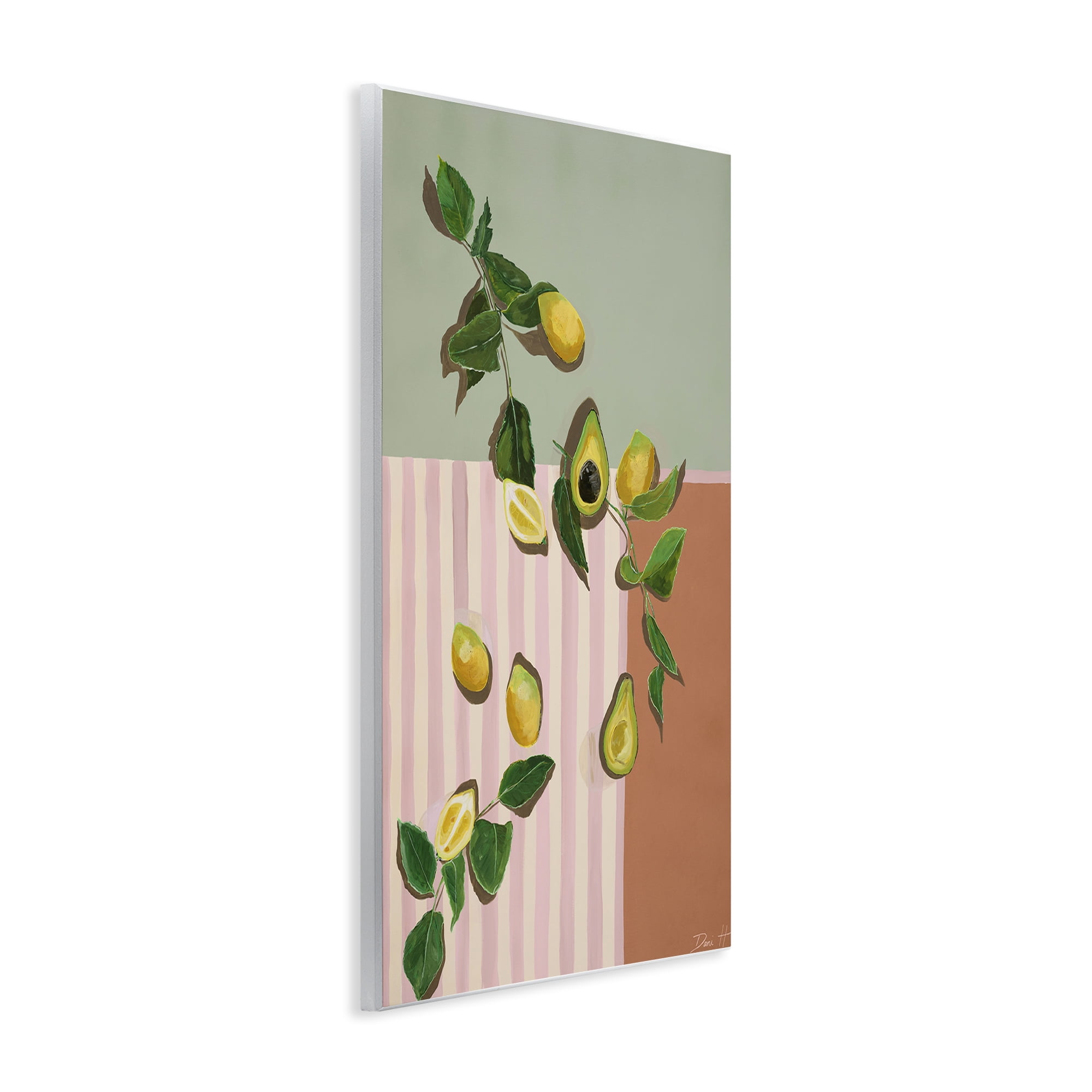 Stupell Industries Midcentury Avocado & Lemons Wall Plaque Art, design by Dani Heyward