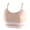 Beige, variant on QYZEU Bras for Women No Underwire Thin Strap Lift Bra Fashion Sexy Sports Bra Fitness Yoga Pad Sportswear Push Up Bralette Solid Breathable Soft Comfy Bras White One Size