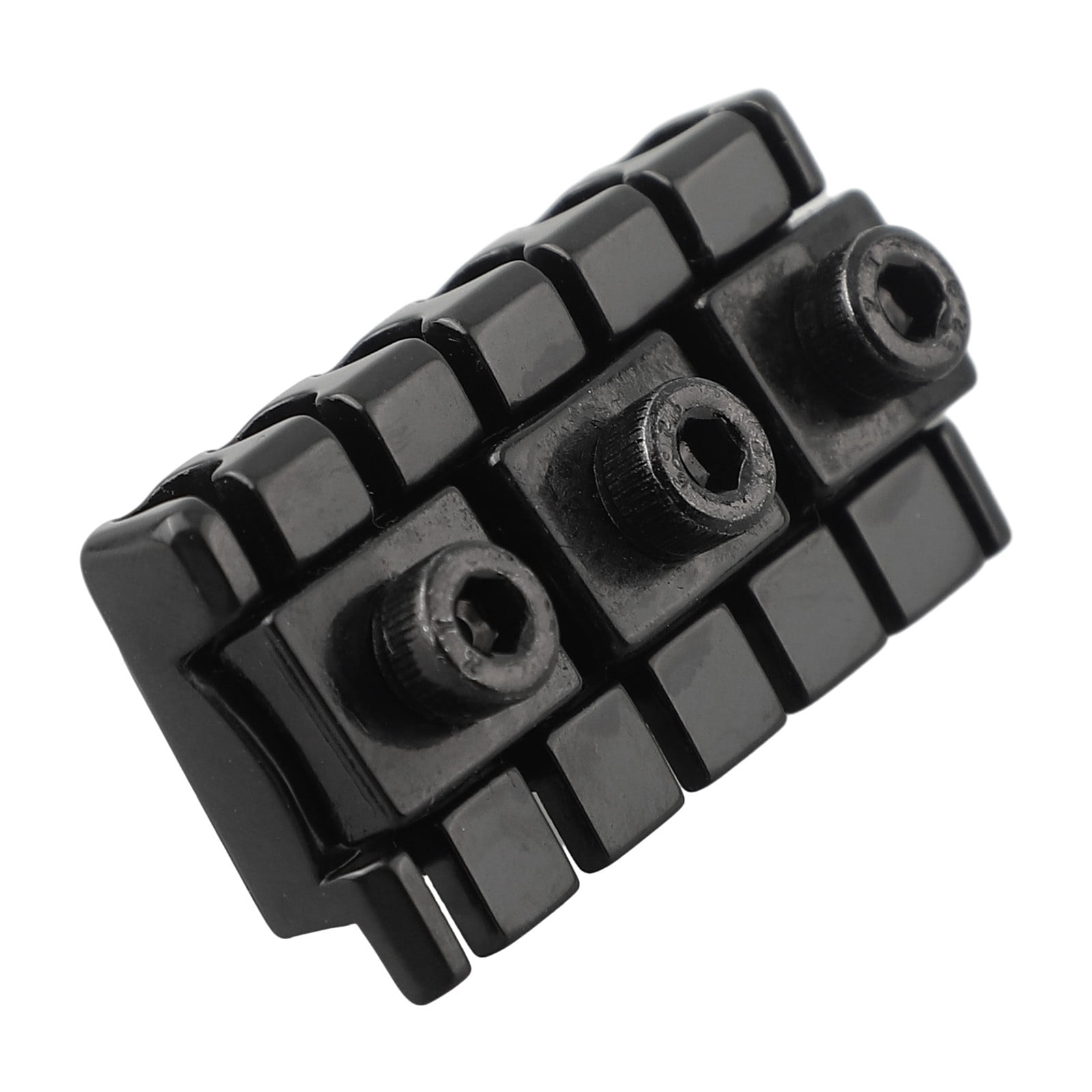 6String Fixed Bridge Saddle Headless Electric Guitar Bridge Tailpiece With Parts