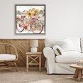 thumbnail image 4 of Stupell Industries Cottage Autumn Floral Bicycle Gray Floating Frame Canvas Art, 25 x 25, by Nicole DeCamp, 4 of 8
