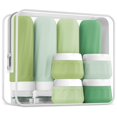 thumbnail image 1 of Botellas de viaje Mrsdry, paquete de 10 unidades, 90 ml con bolsa transparente, aprobadas por la TSA, 1 of 8
