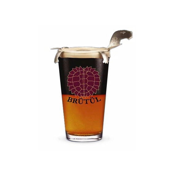 Olive//Brown Pint and Half Pint Beer Glass and Sippy Cup Gift Set