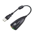 thumbnail image 1 of MasteelfCA USB 7.1 External Cable With Sound High Sound Quality Sound Card(Black), 1 of 7