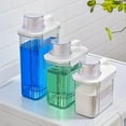 thumbnail image 4 of 2000ml Upgraded Refillable Container for Laundry Detergent & Fabric Softener - Large Capacity Empty Bottle for Bathroom Use, Ideal for Bulk Storage, Cost-Effective Household & Commercial Solution, 4 of 5