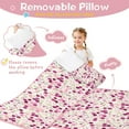 thumbnail image 3 of Pioneer Flower Floral Print Pattern Toddler Nap Mats for Kids Preschool,Sleeping Mat Bag or Kids,Toddler Sleeping Bag,Toddler Nap Mat or Daycare, 3 of 6