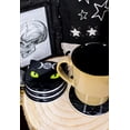 thumbnail image 6 of Ebros Wicca Black Cat Face Triple Moon Goddess Cork Backed Ceramic Coasters 4pcs, 6 of 6