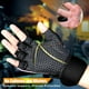 thumbnail image 3 of Guantes de levantamiento de pesas transpirables sin dedos con soporte para la muñeca, 3 of 7