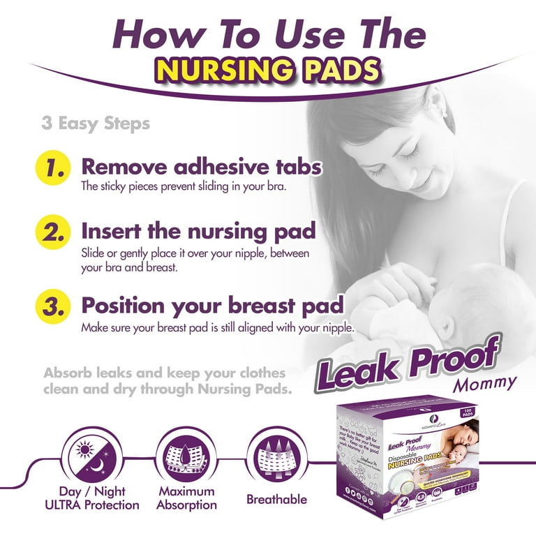 Disposable Nursing Pads: Super Soft - Ultra Thin - Extra Absorbent