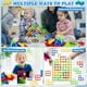 thumbnail image 3 of Una caja de 64 piezas de juego de equilibrio Tetra Tower, juguetes apilables de equilibrio, juguete interactivo para padres e hijos, juguete de construcción de equilibrio para familia, fiestas, viajes, 3 of 5