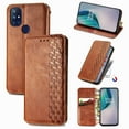 thumbnail image 1 of Case for OnePlus Nord N10 Flip Cover Wallet Flip Cover Magnetic Protective - Marron, 1 of 5
