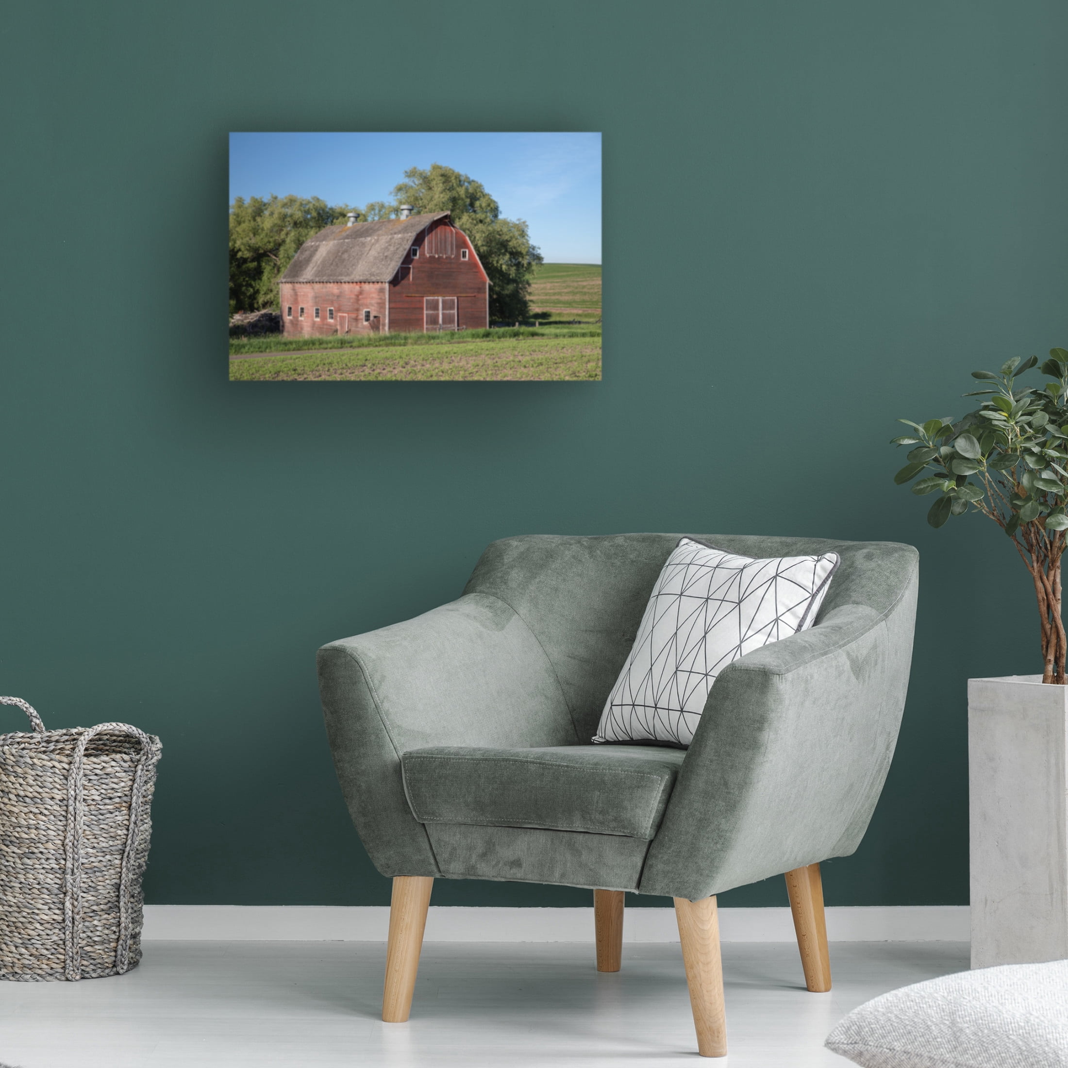 Trademark Fine Art David Drost Rustic Palouse Barn I Canvas Wall Art