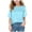 Blue, variant on Akiihool Girl Shirts Comfortblend Girls' ComfortSoft Short Sleeve Tee (White,3-4 Years)