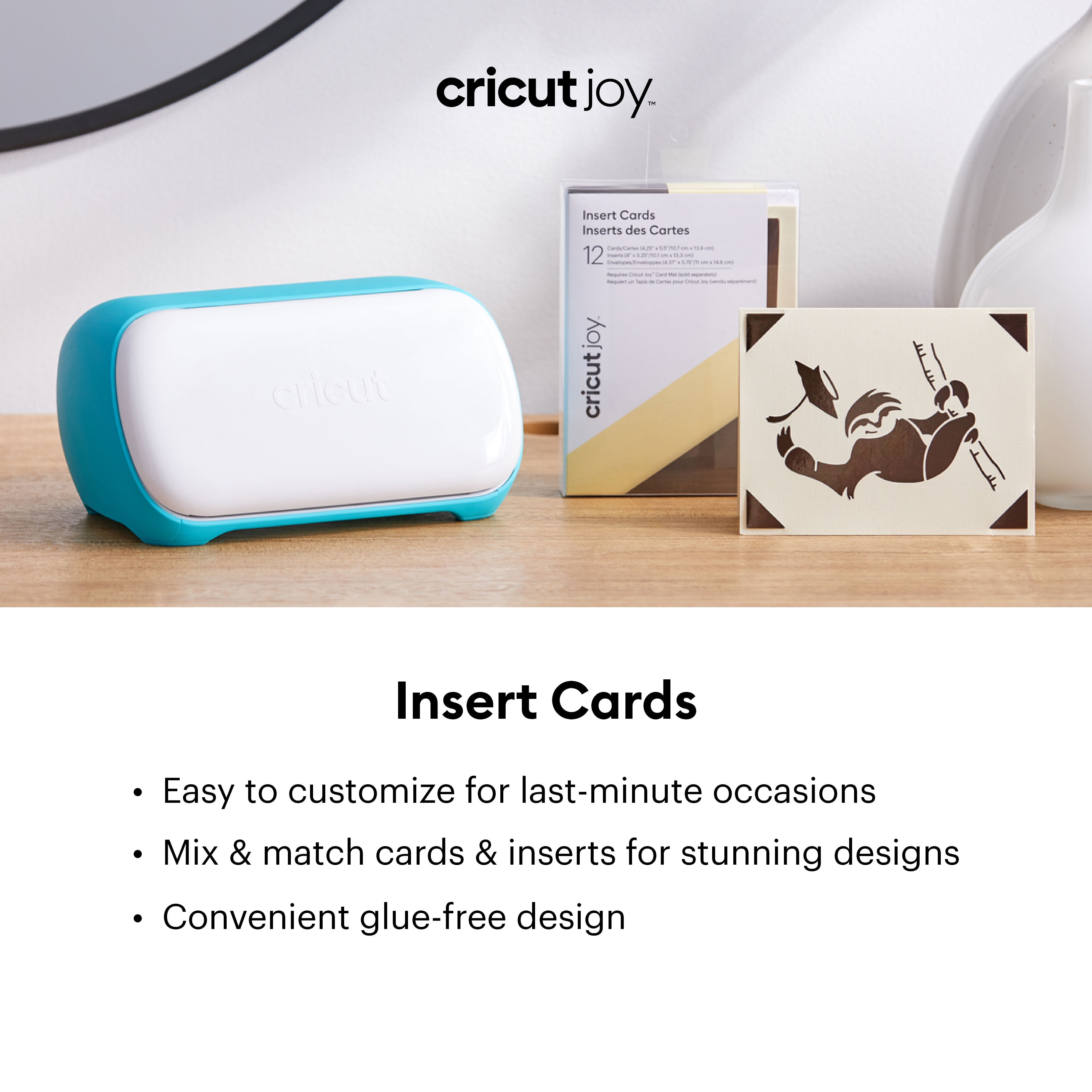 Cricut 2007250 Joy Insert Cards - DIY greeting card for Baby Shower,  Birthday, and Wedding - Charmed Sampler, 10 ct 