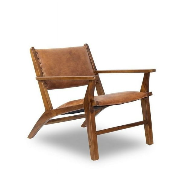 Pemberly Row Lounge Chair, Cognac Tan