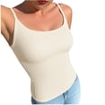 thumbnail image 2 of SwiftWear Women's Cross-Back Camisole Summer Basic Spaghetti Strap Tank Top Y2K Comfortable Square Neck Sleeveless Cute Cami, 2 of 7