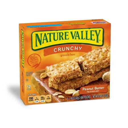 Granola Bars Crunchy Peanut Butter 1.49 Ounce 12 Bars (12 Boxes)
