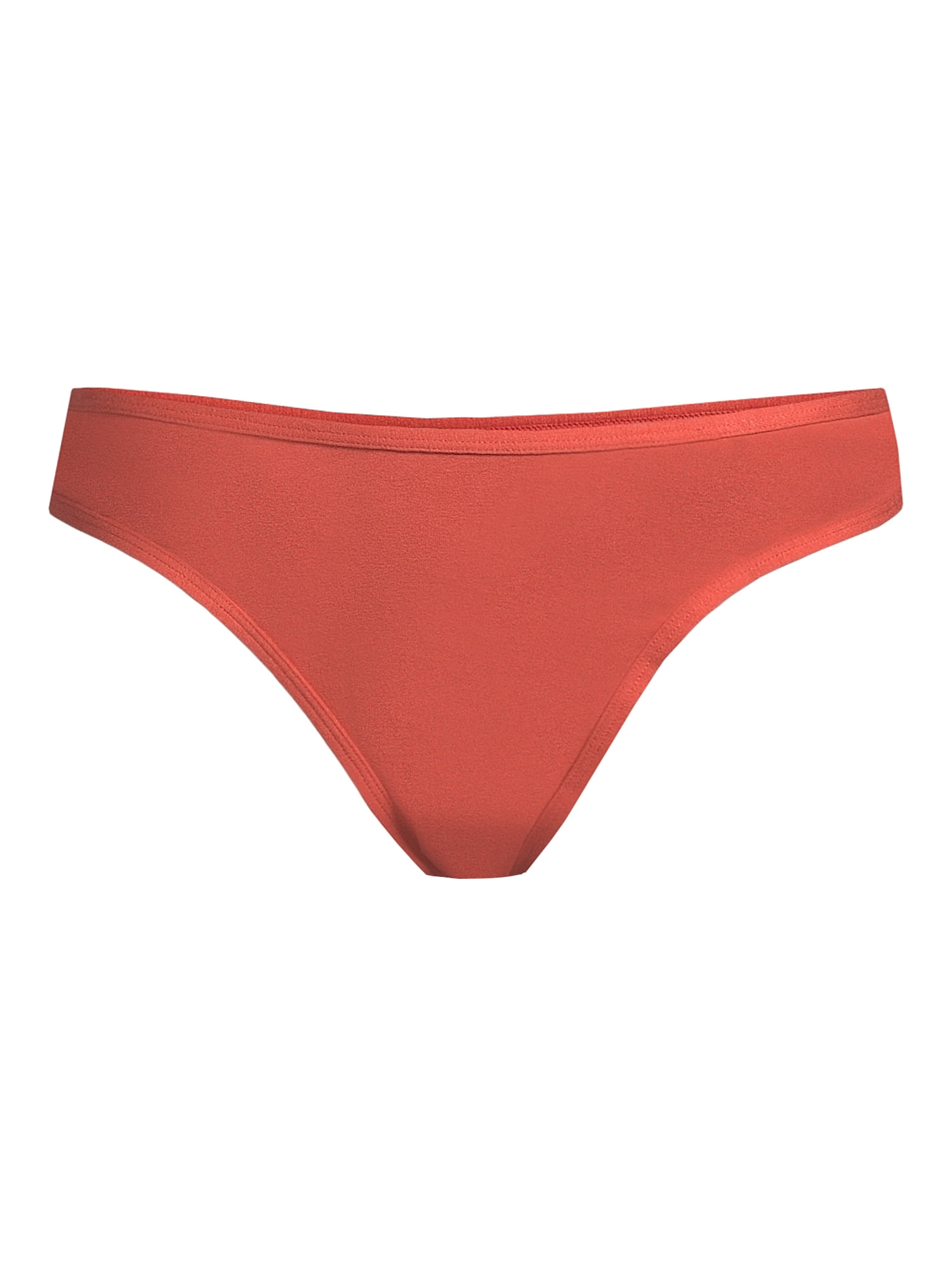 No Boundaries Cotton Thong Panty, Women's and Women's Plus