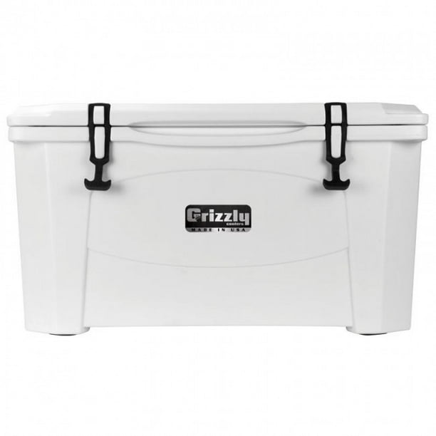 Grizzly Coolers 60 Quart RotoMolded Cooler White, G60WHITE