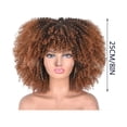 thumbnail image 2 of Kokovifyves Fashion Wig Curly Hair Explosion High Temperature Silk Rose Mesh Wig Full Head Cover, 2 of 2