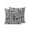 Dark Gray Black, variant on 1 Pack Outdoor Throw Pillow, Farmhouse Country Waterproof Pillow with Insert Included, Vintage French Garden Horse Swan Decorative Accent Cushion Sofa Pillows for Patio Porch, 16 x 16 In
