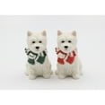 thumbnail image 2 of Ceramic Westie Dog Salt and Pepper Shaker Set Christmas Kitchen Gift, 2 of 5