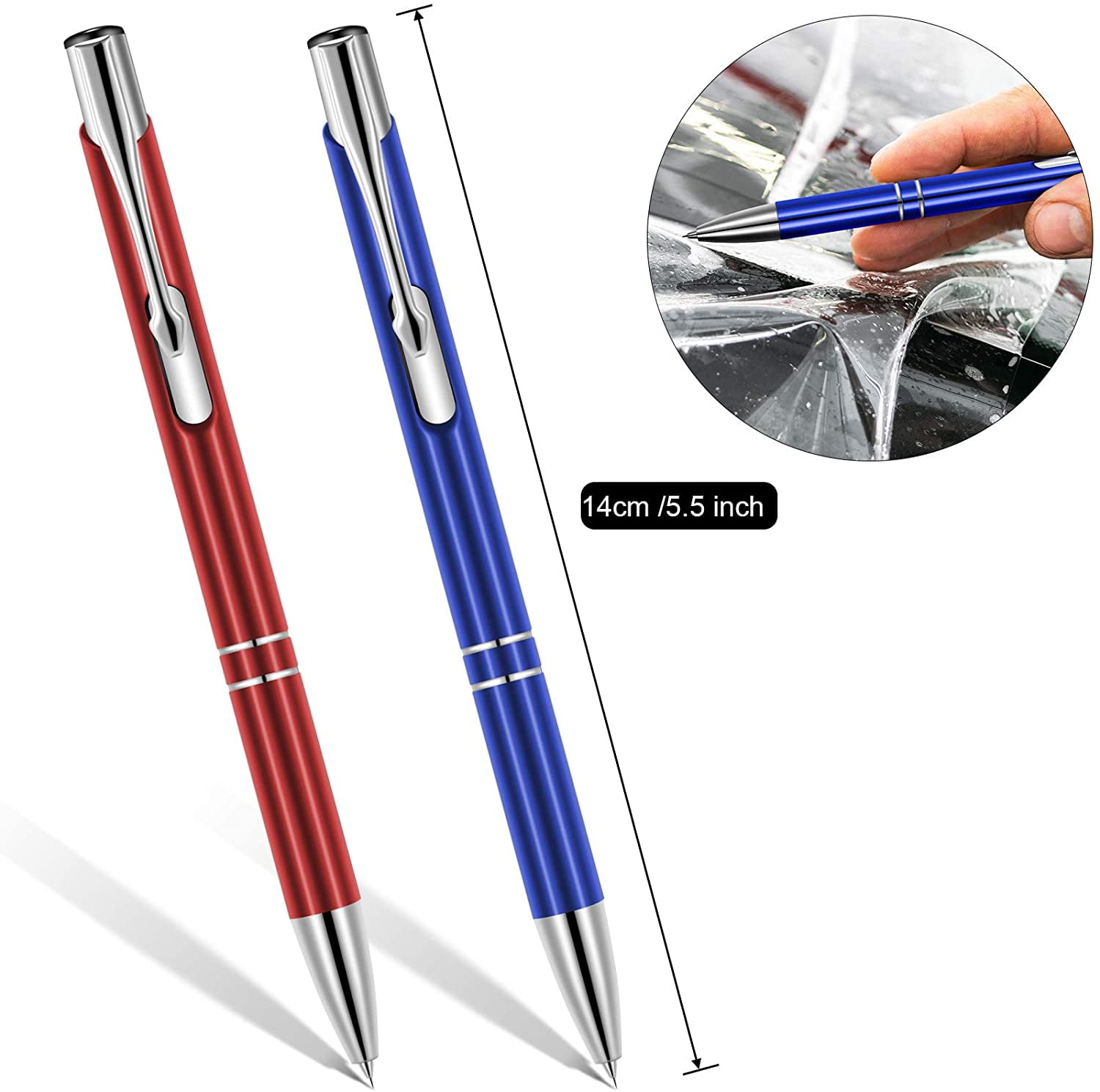 2 Pcs Air Release Weeding Tool Pin Pen for Window Tint Bubble Remove Wrapping 